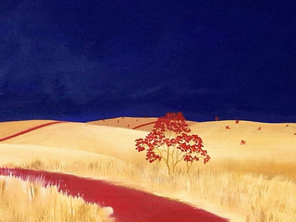 Walking the Red Road - Original Oil Painting